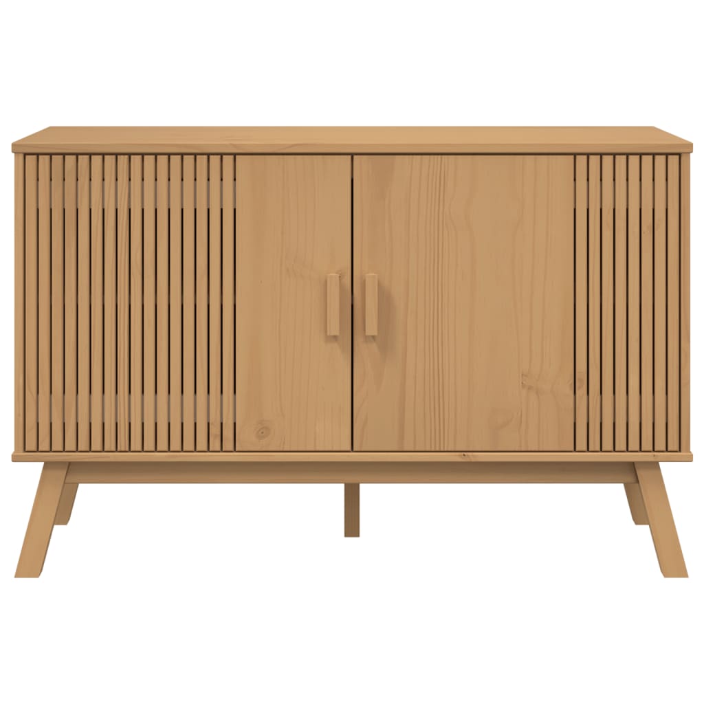 Skjenk Olden Brun 114X43X73,5Cm Heltre Furu