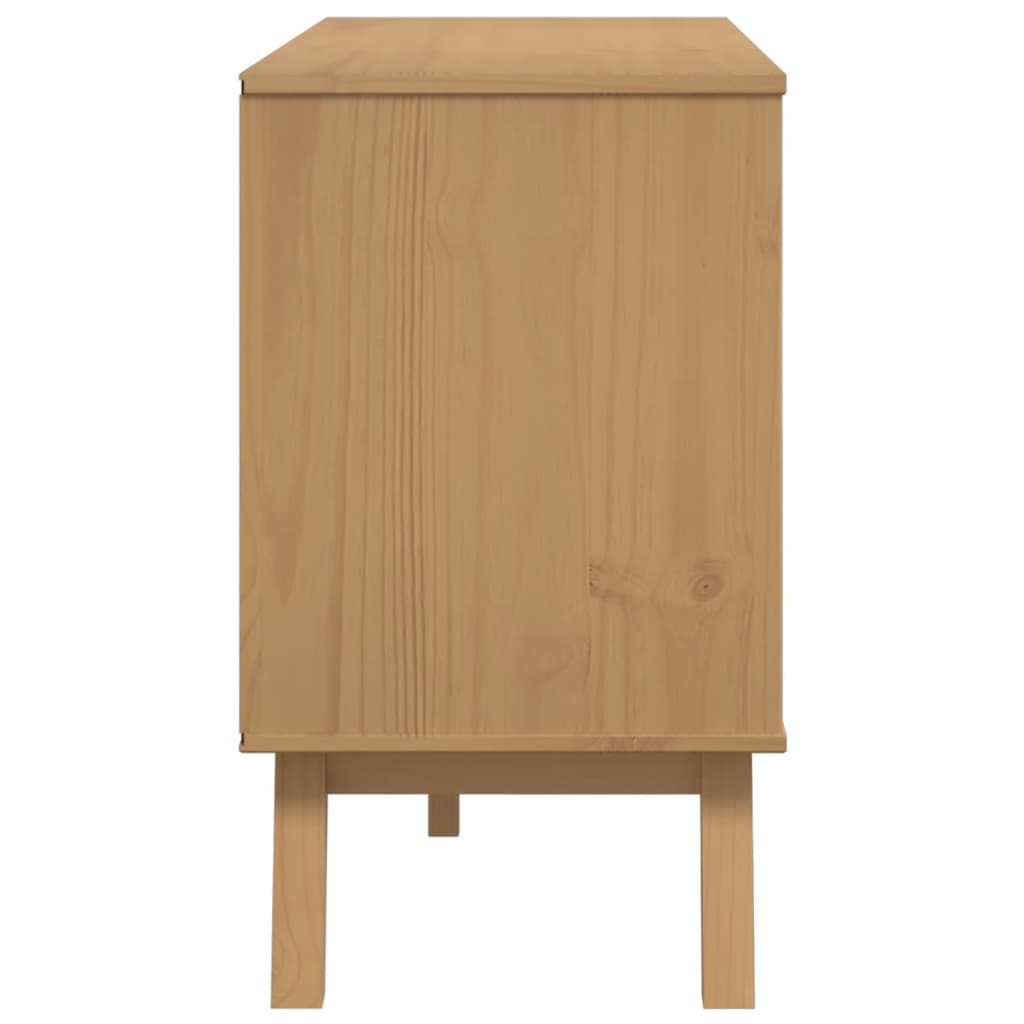 Skjenk Olden Brun 114X43X73,5Cm Heltre Furu