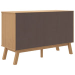 Skjenk Olden Brun 114X43X73,5Cm Heltre Furu