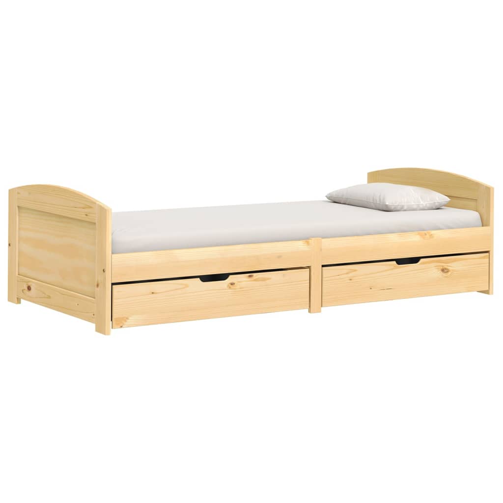 Dagseng Med 2 Skuffer Irun 90X200 Cm Heltre Furu