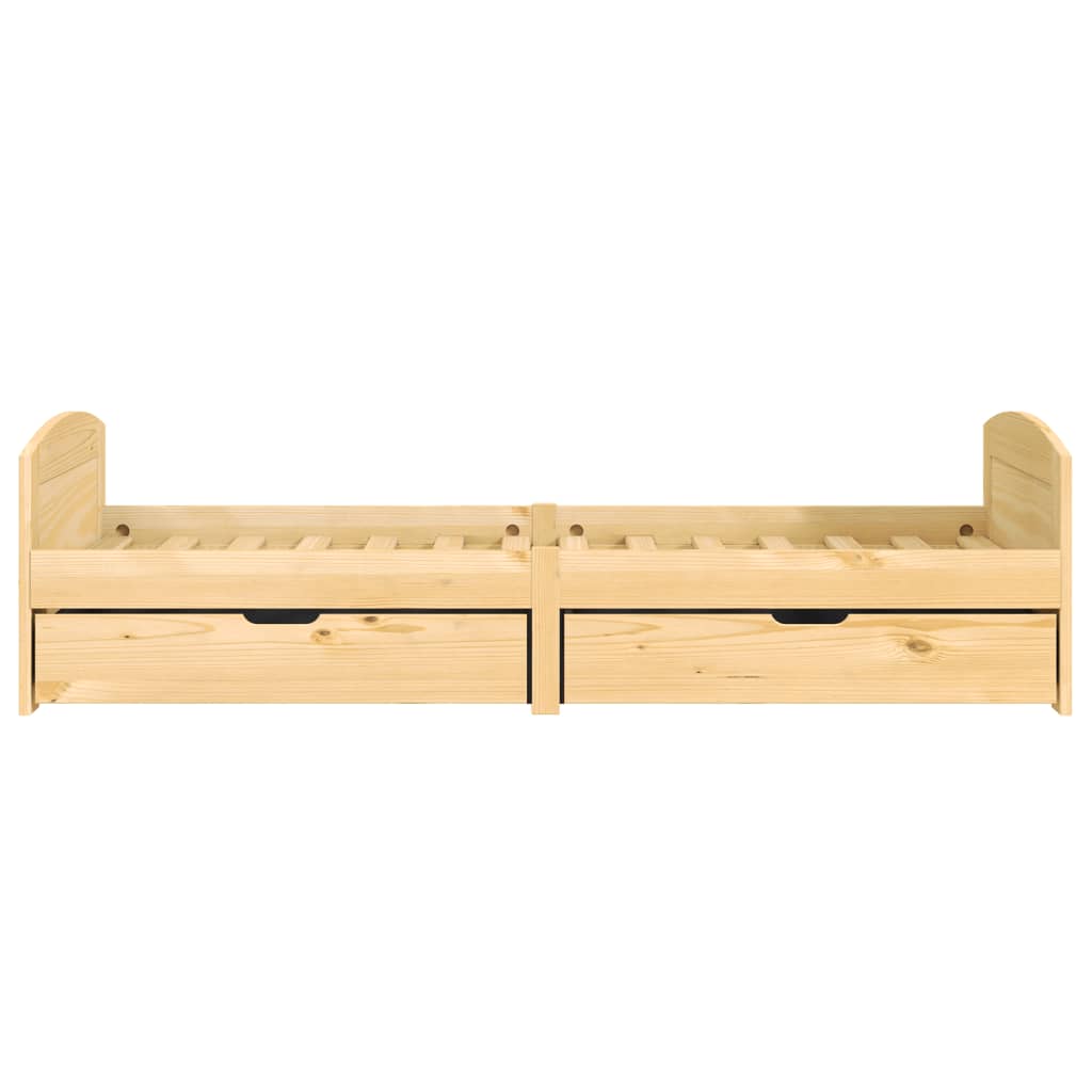Dagseng Med 2 Skuffer Irun 90X200 Cm Heltre Furu