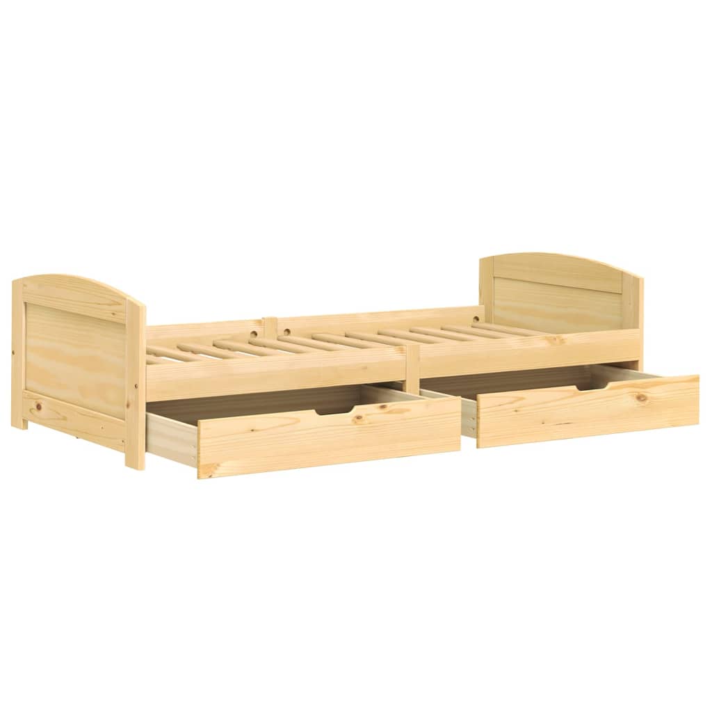 Dagseng Med 2 Skuffer Irun 90X200 Cm Heltre Furu