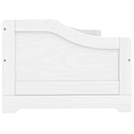 Dagseng Med 3 Skuffer Irun Hvit 90X200 Cm Heltre Furu