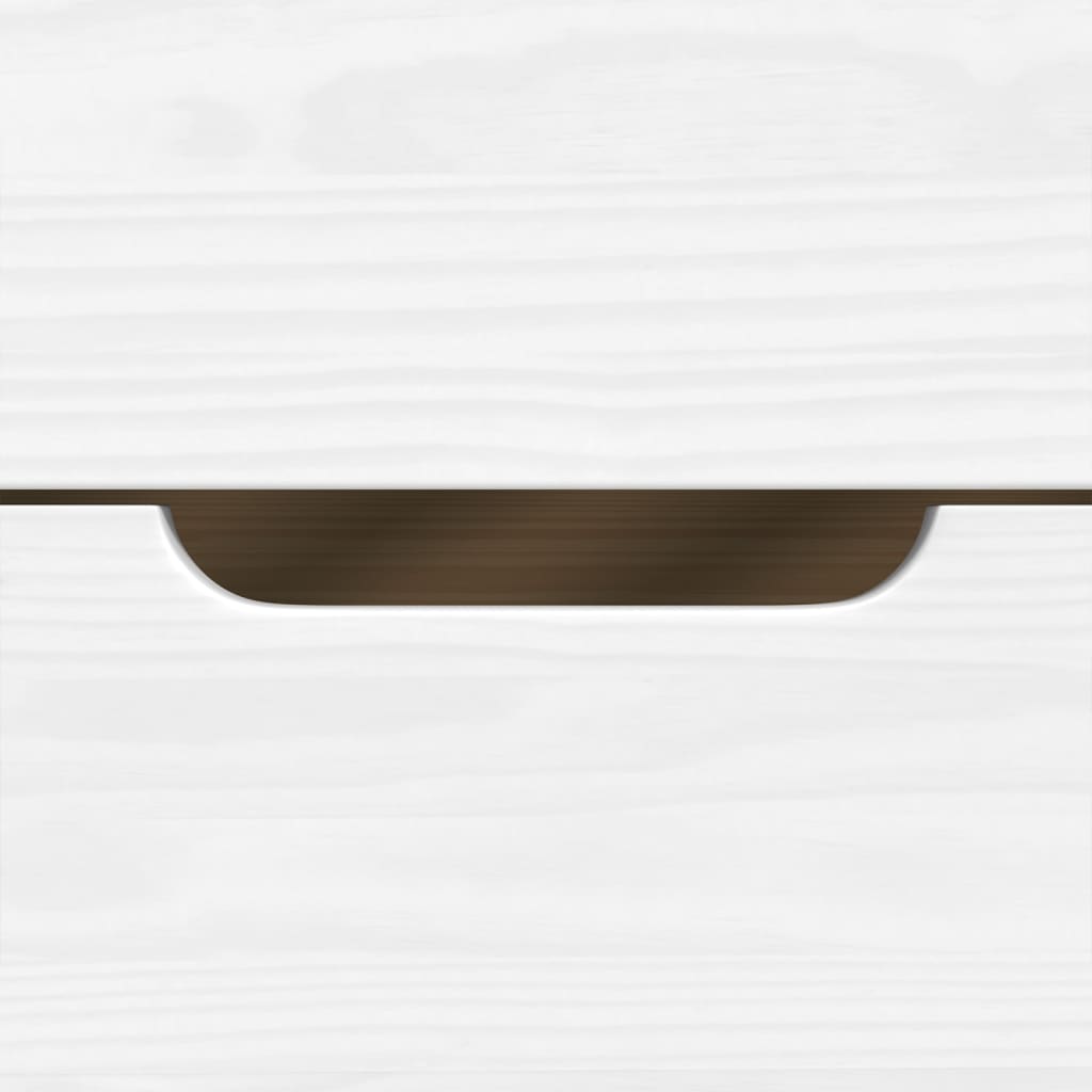 Dagseng Med 3 Skuffer Irun Hvit 90X200 Cm Heltre Furu