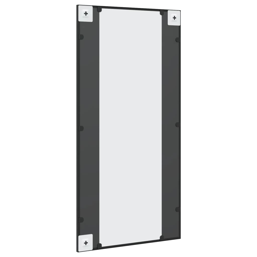 Veggspeil Svart 50X100 Cm Rektangel Jern