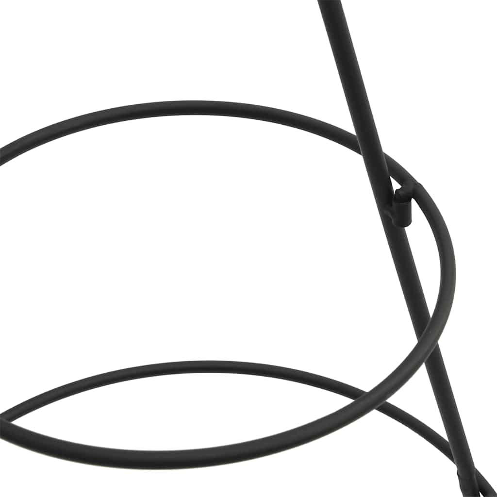 Juletre Til Dekorasjon Metall Svart 125 Cm