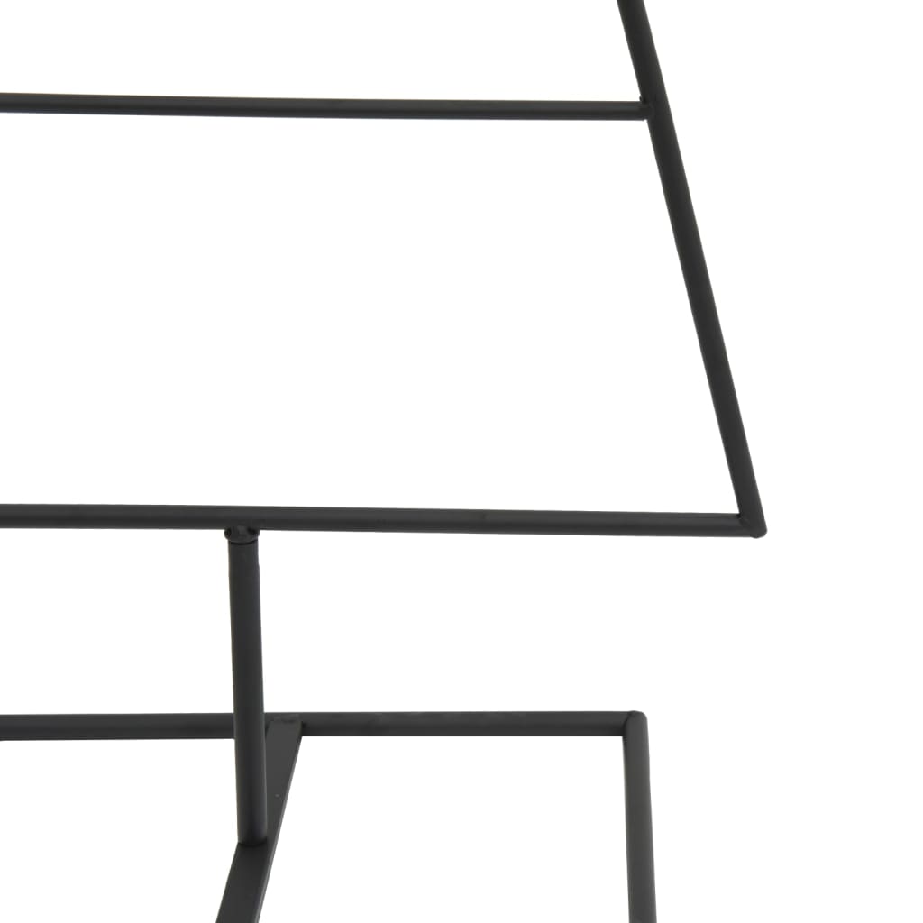 Juletre Til Dekorasjon Metall Svart 125 Cm