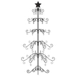 Juletre Til Dekorasjon Metall Svart 150 Cm