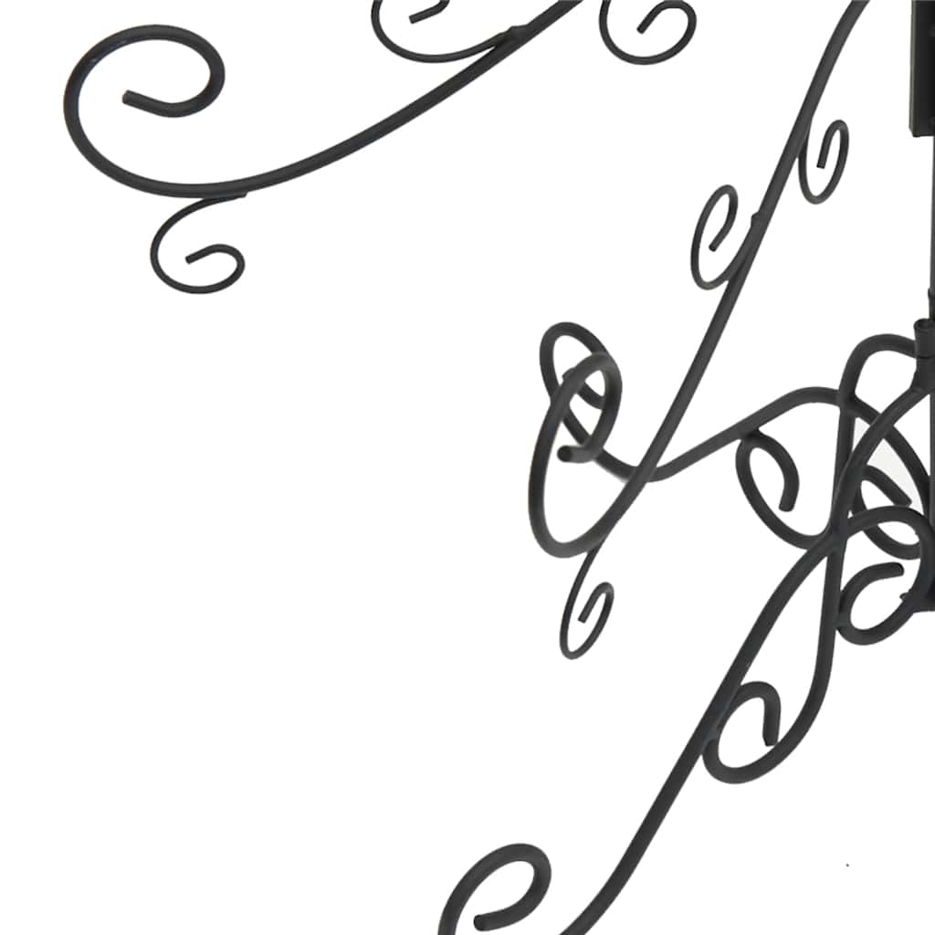 Juletre Til Dekorasjon Metall Svart 150 Cm