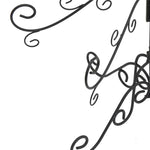 Juletre Til Dekorasjon Metall Svart 150 Cm