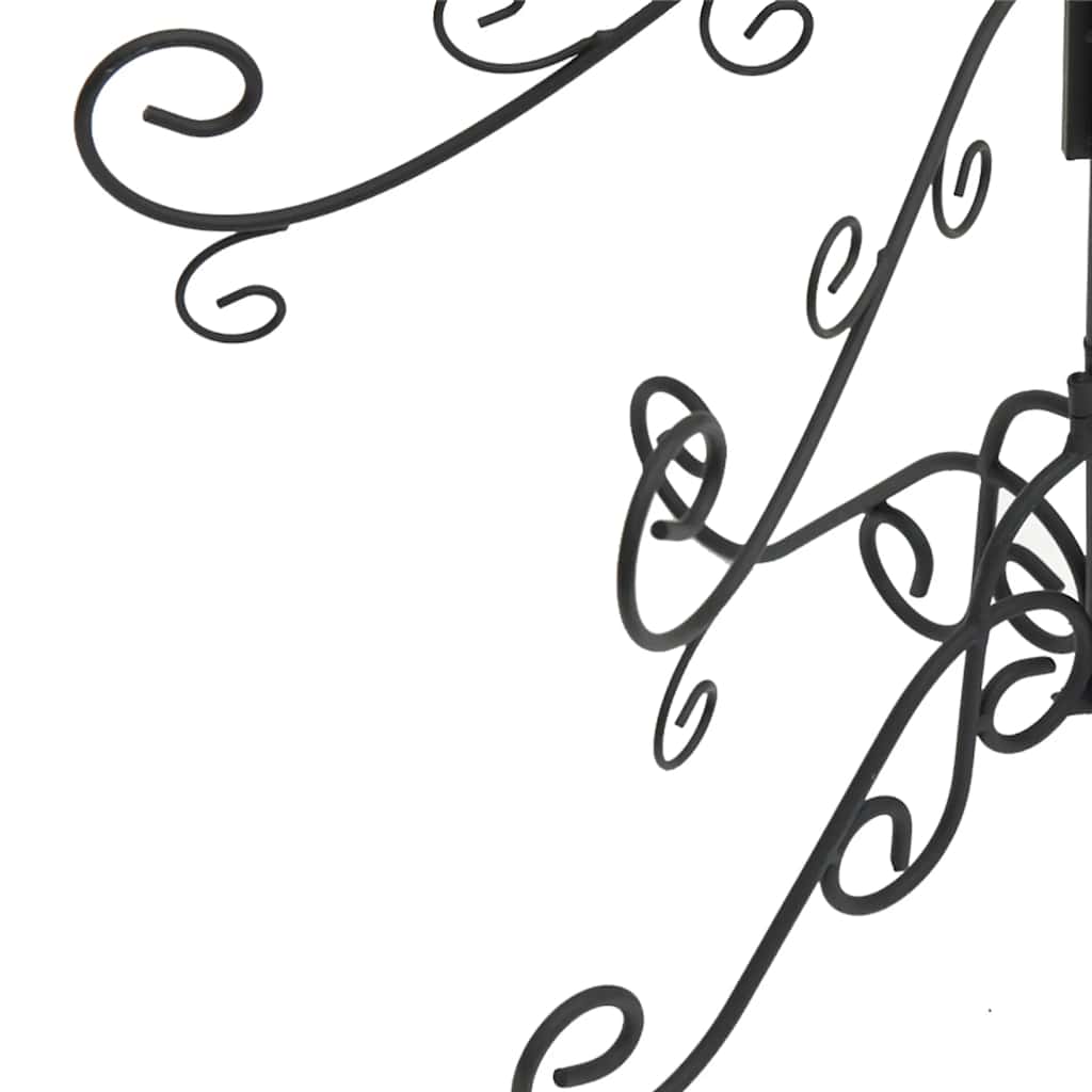 Juletre Til Dekorasjon Metall Svart 180 Cm