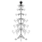 Juletre Til Dekorasjon Metall Svart 215 Cm