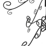 Juletre Til Dekorasjon Metall Svart 215 Cm