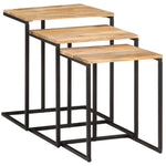 Stablebord 3 Stk Heltre Akasie