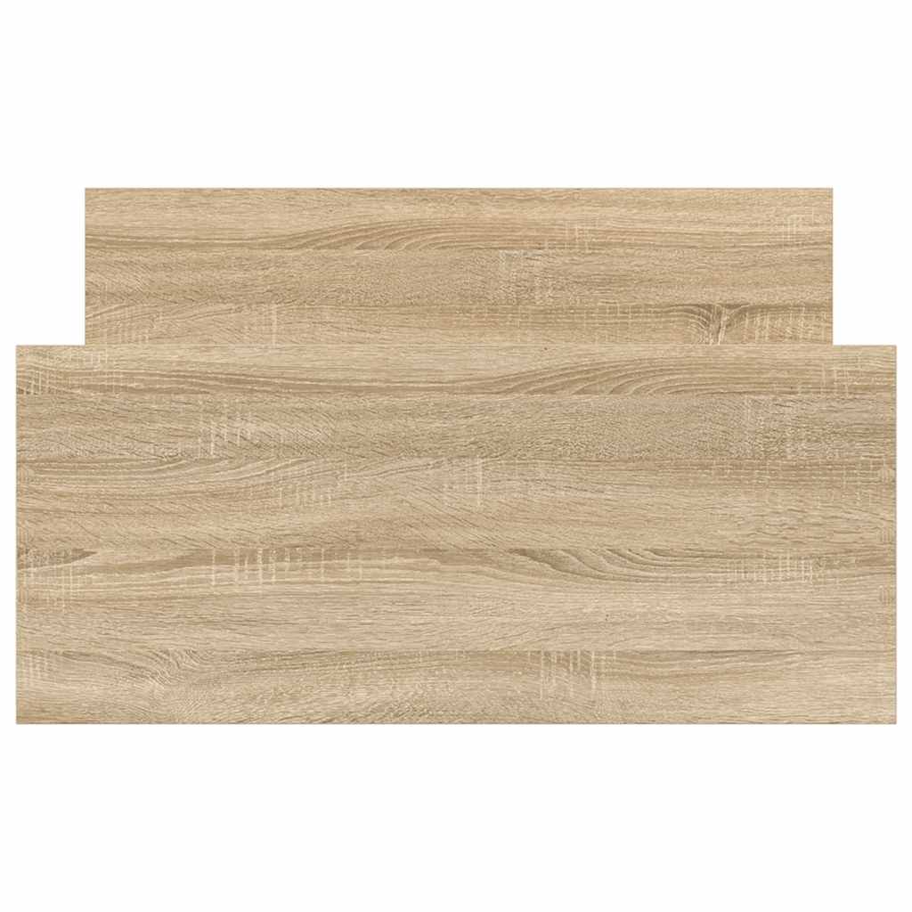 Sengeramme Uten Madrass Sonoma Eik 100X200 Cm Konstruert Tre