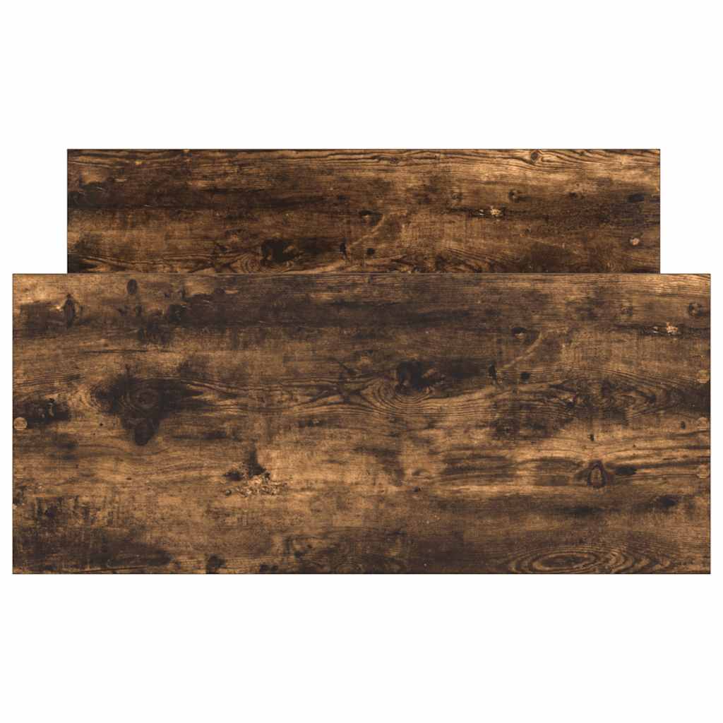 Sengeramme Uten Madrass Røkt Eik 100X200 Cm Konstruert Tre