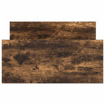 Sengeramme Uten Madrass Røkt Eik 100X200 Cm Konstruert Tre