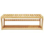 Håndklehylle Veggmontert 60X25X20 Cm Bambus