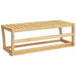 Håndklehylle Veggmontert 60X25X20 Cm Bambus