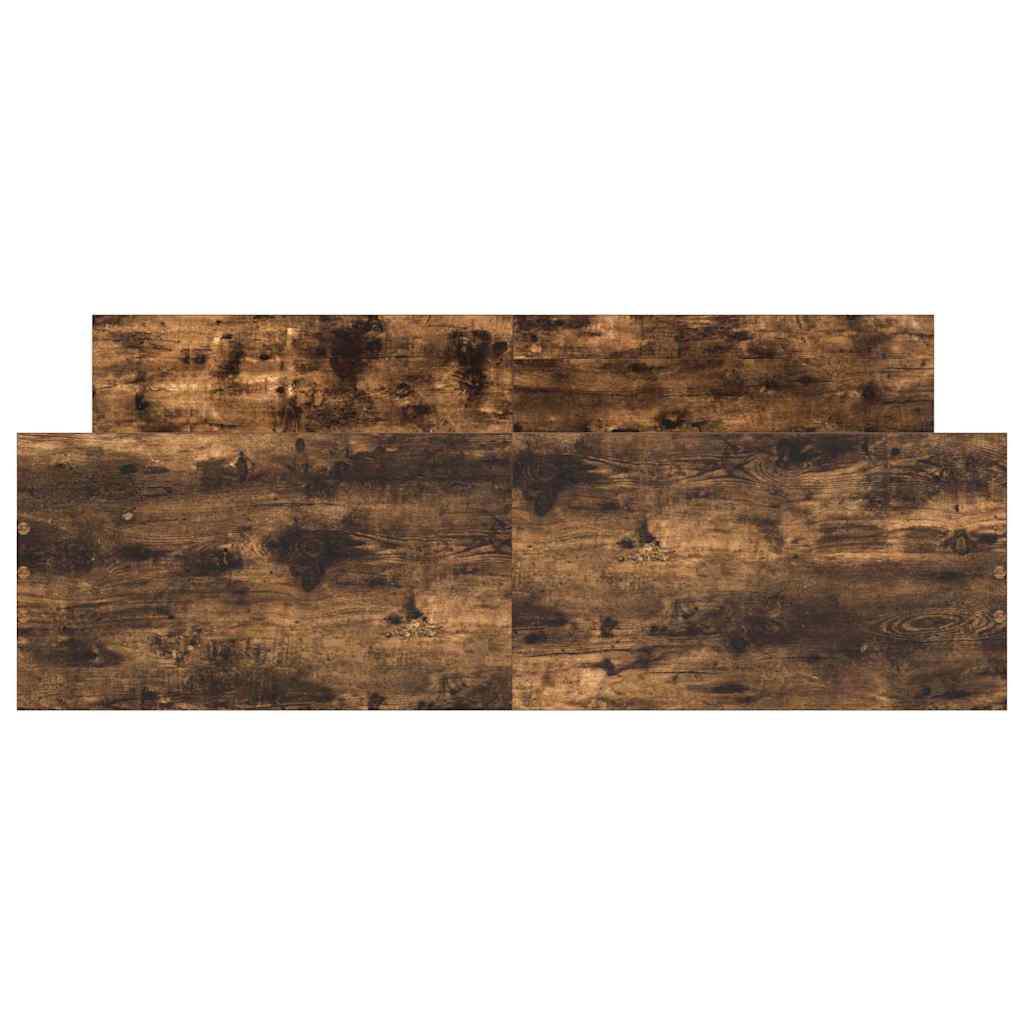 Sengeramme Med Hode- Og Fotgavl Røkt Eik 120X190 Cm