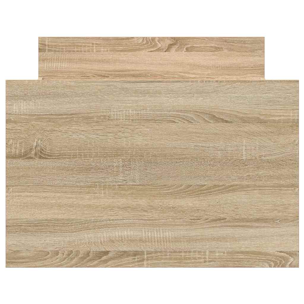 Sengeramme Med Hode- Og Fotgavl Sonoma Eik 90X200 Cm
