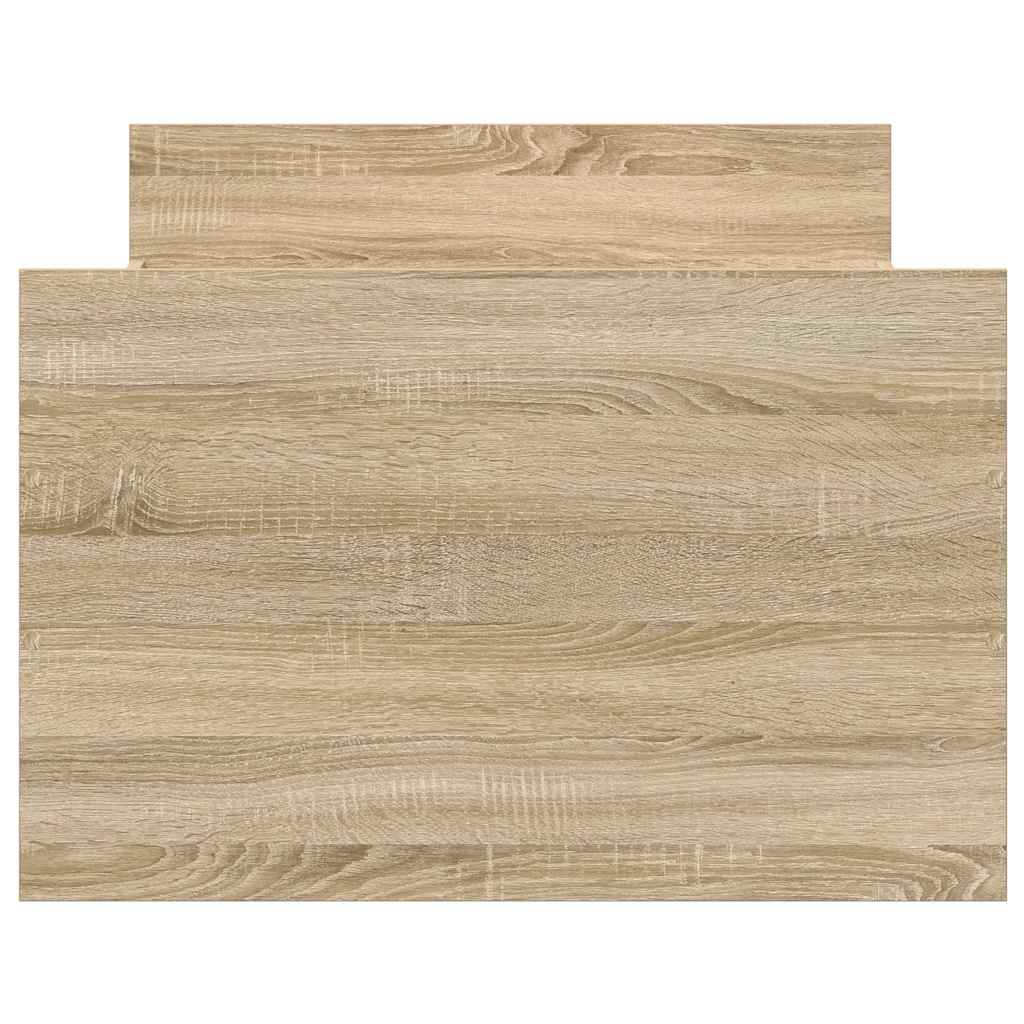 Sengeramme Med Hode- Og Fotgavl Sonoma Eik 90X190 Cm