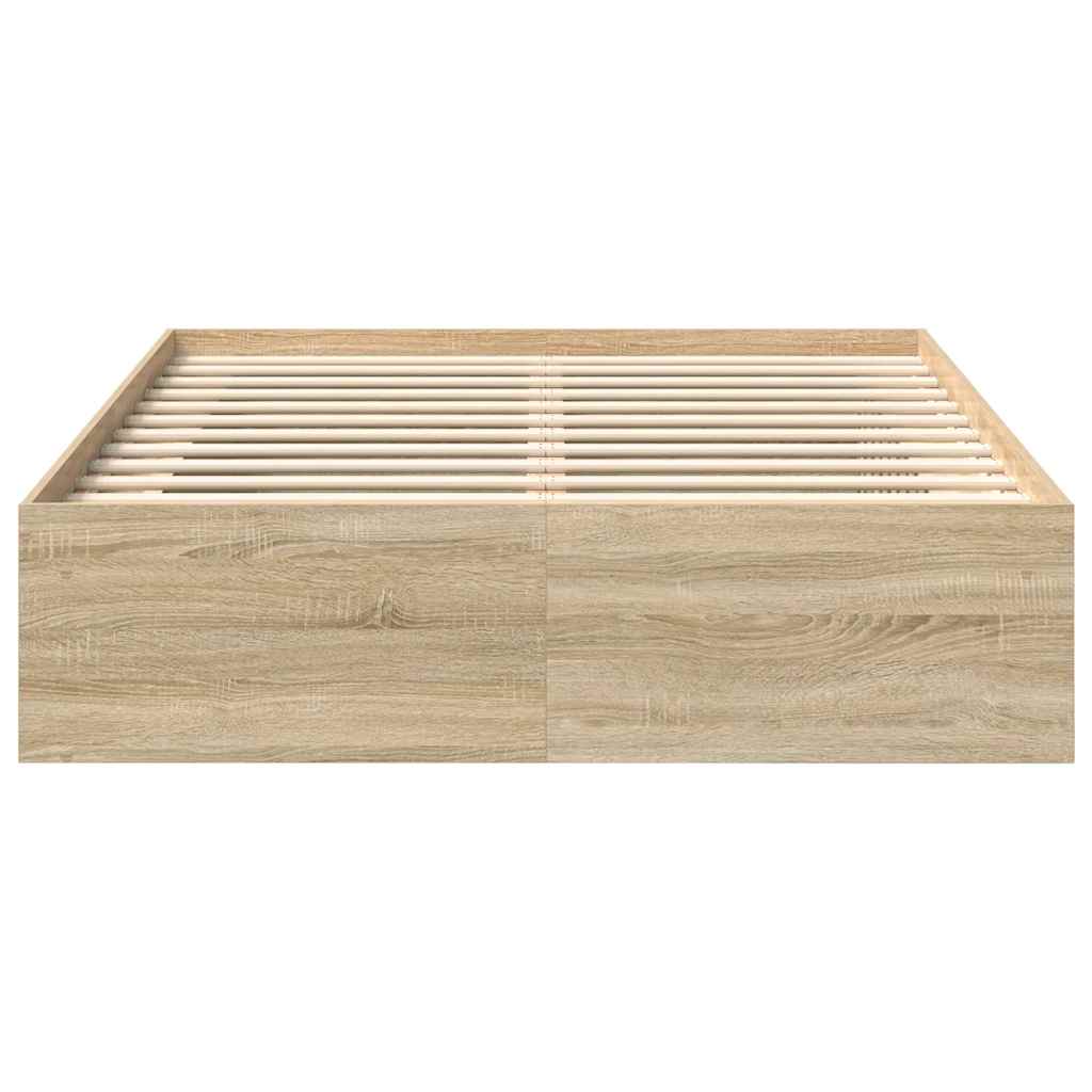 Sengeramme Sonoma Eik 120X200 Cm