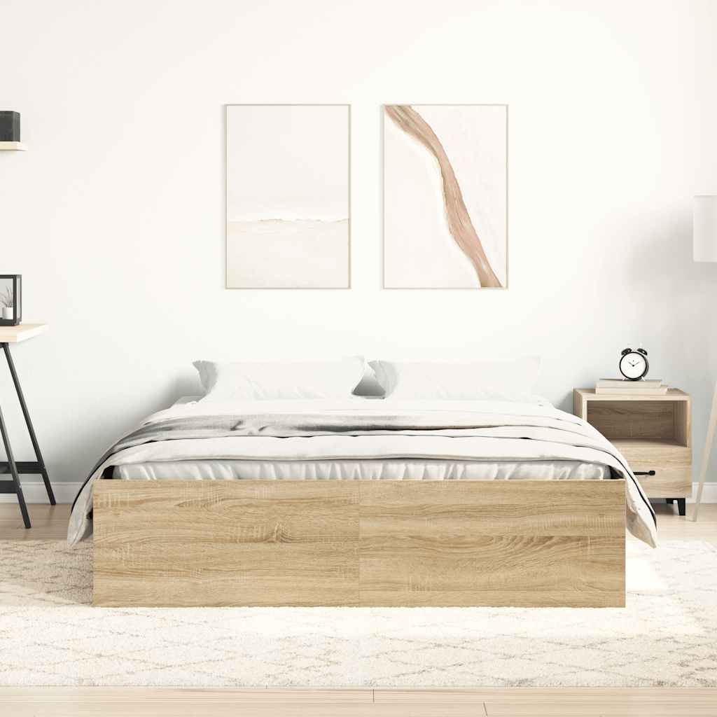Sengeramme Sonoma Eik 140X200 Cm