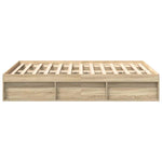 Sengeramme Sonoma Eik 160X200 Cm