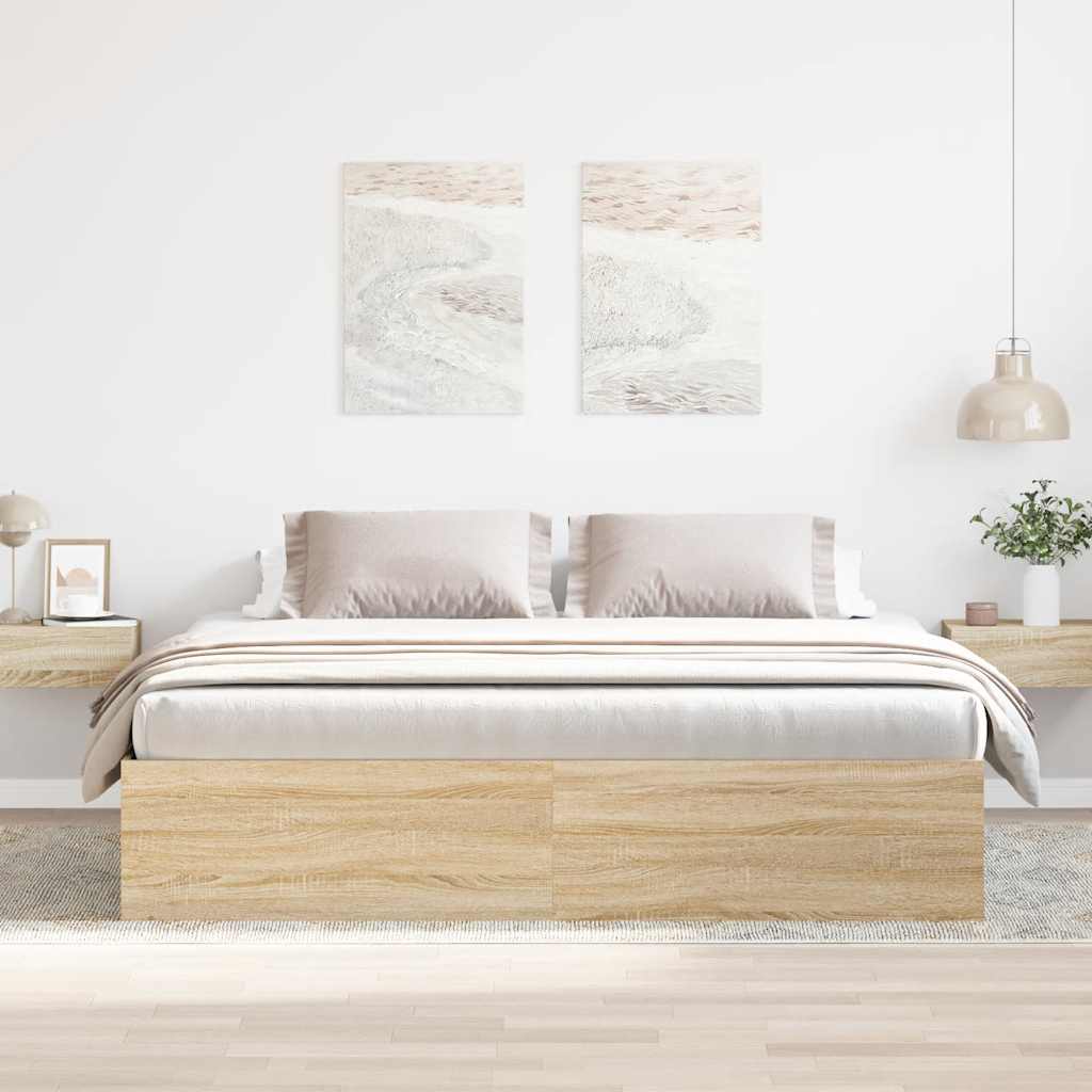 Sengeramme Sonoma Eik 180X200 Cm
