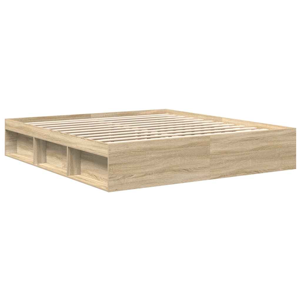 Sengeramme Sonoma Eik 180X200 Cm
