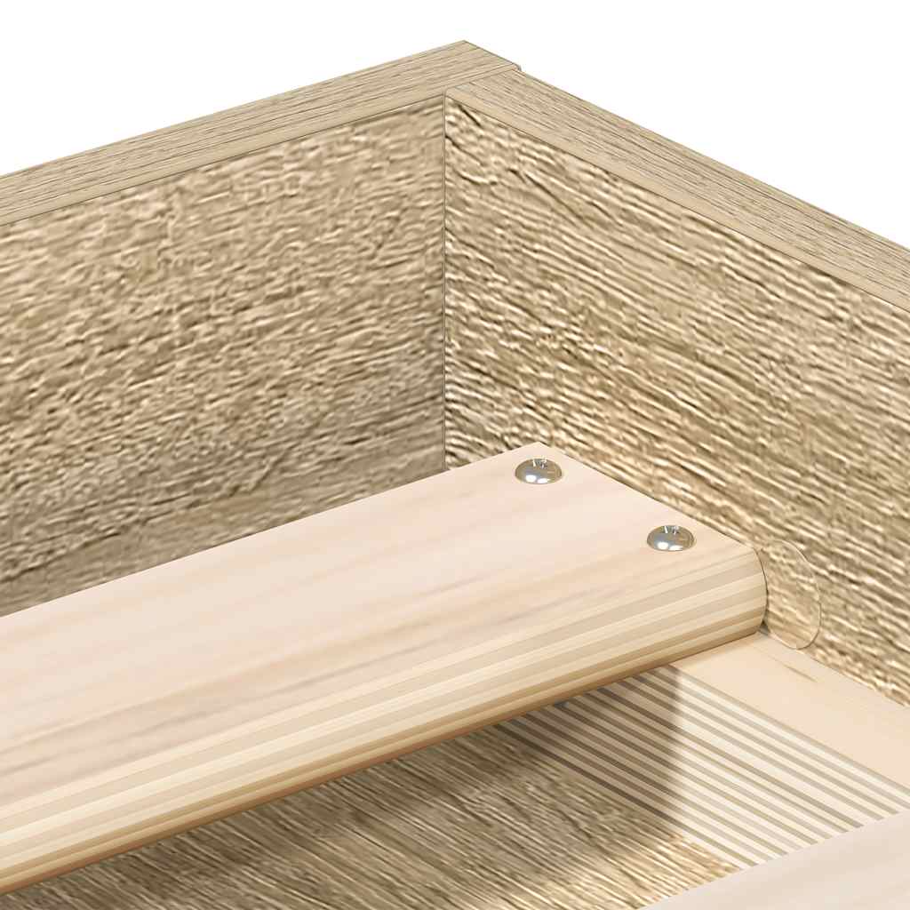 Sengeramme Sonoma Eik 180X200 Cm
