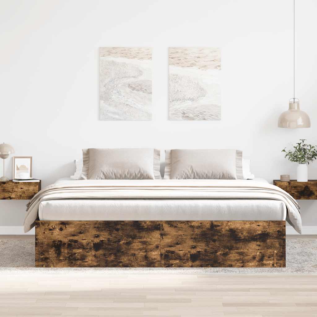 Sengeramme Røkt Eik 180X200 Cm