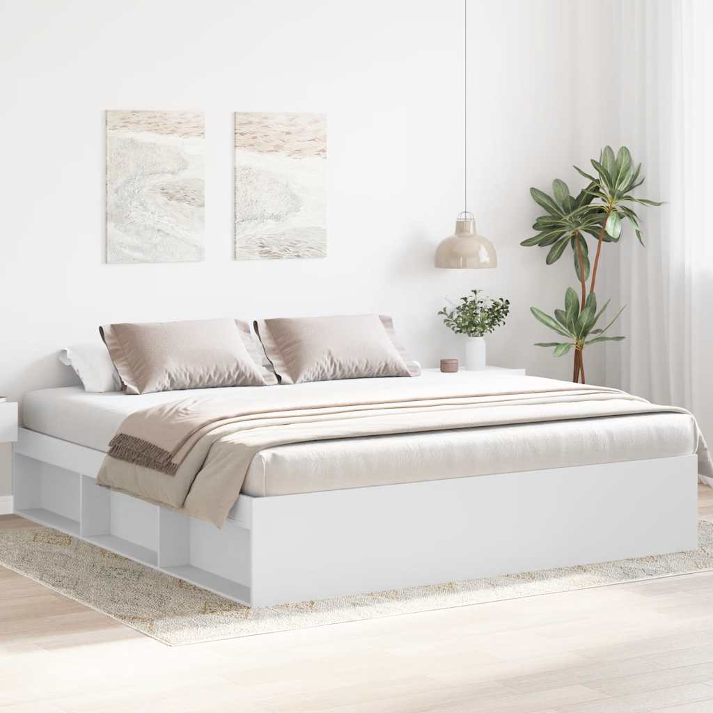 Sengeramme Hvit 200X200 Cm