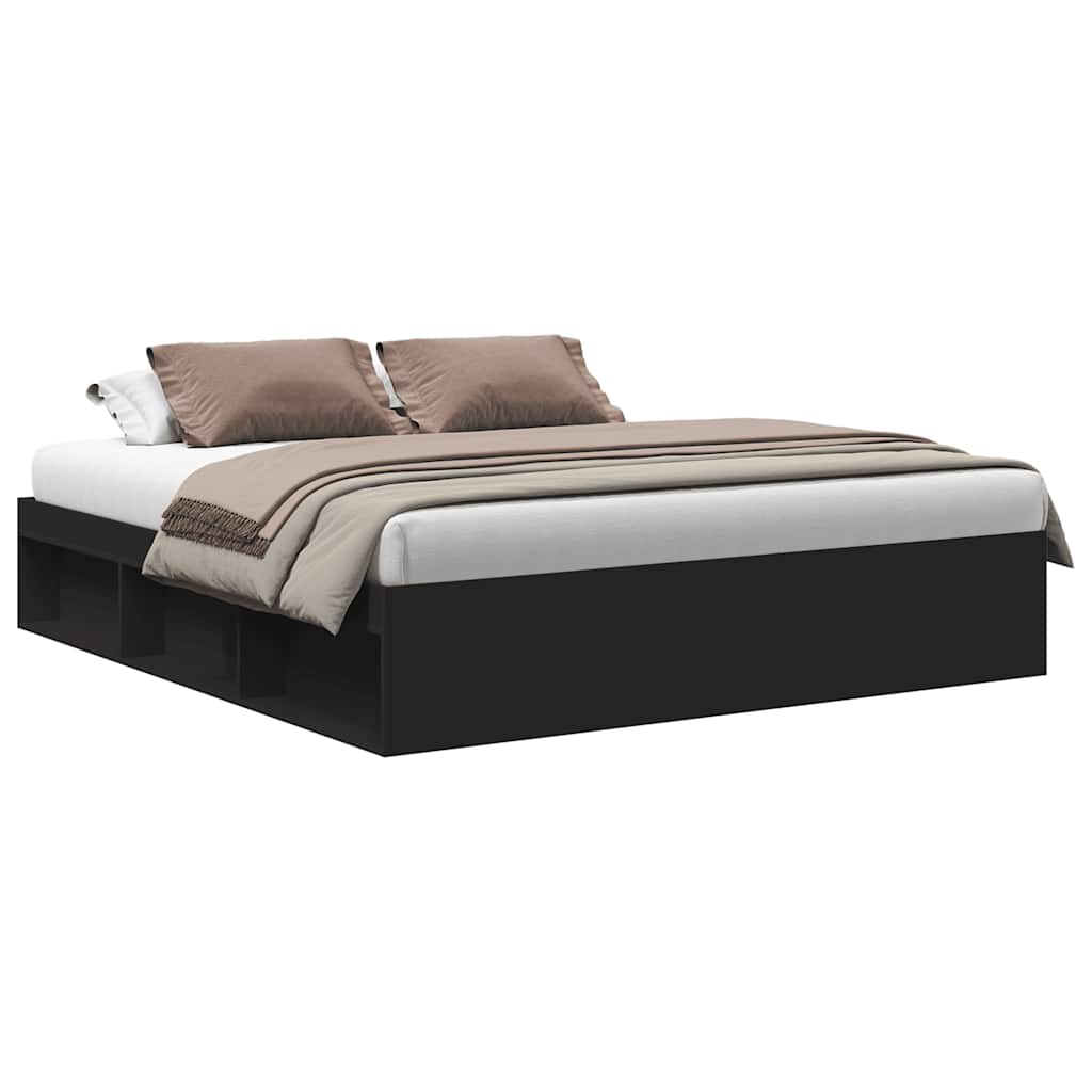 Sengeramme Svart 200X200 Cm