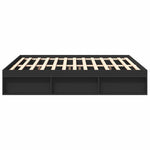 Sengeramme Svart 200X200 Cm