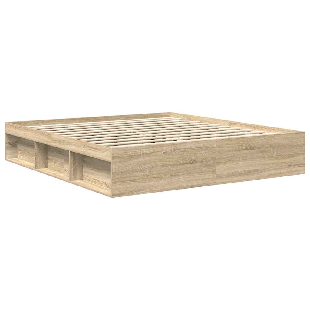 Sengeramme Sonoma Eik 200X200 Cm