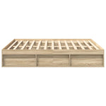 Sengeramme Sonoma Eik 200X200 Cm