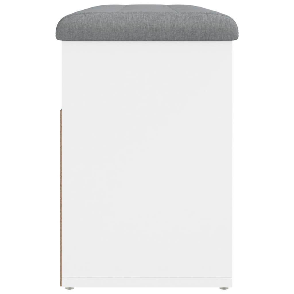 Skobenk Hvit 82X32X45,5 Cm Konstruert Tre