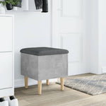 Oppbevaringsbenk Betonggrå 42X42X46 Cm Sponplater