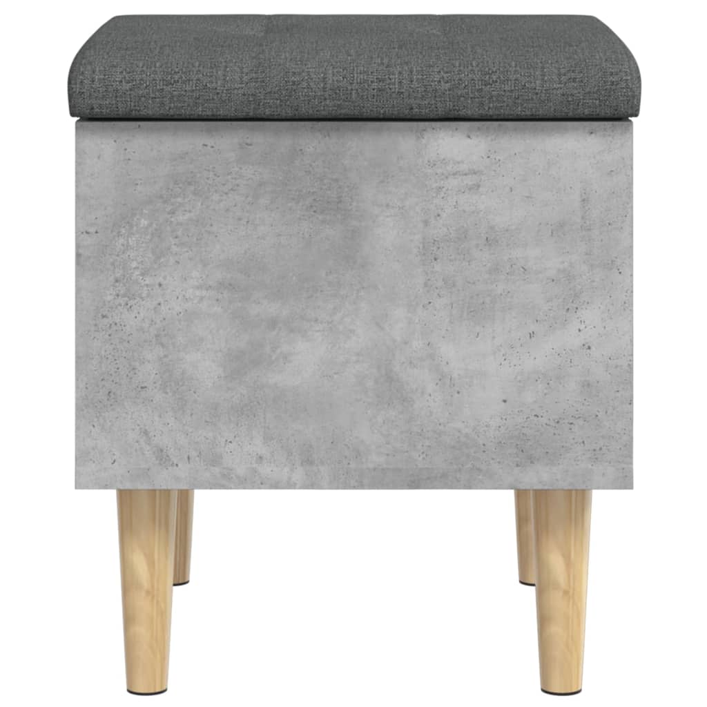 Oppbevaringsbenk Betonggrå 42X42X46 Cm Sponplater