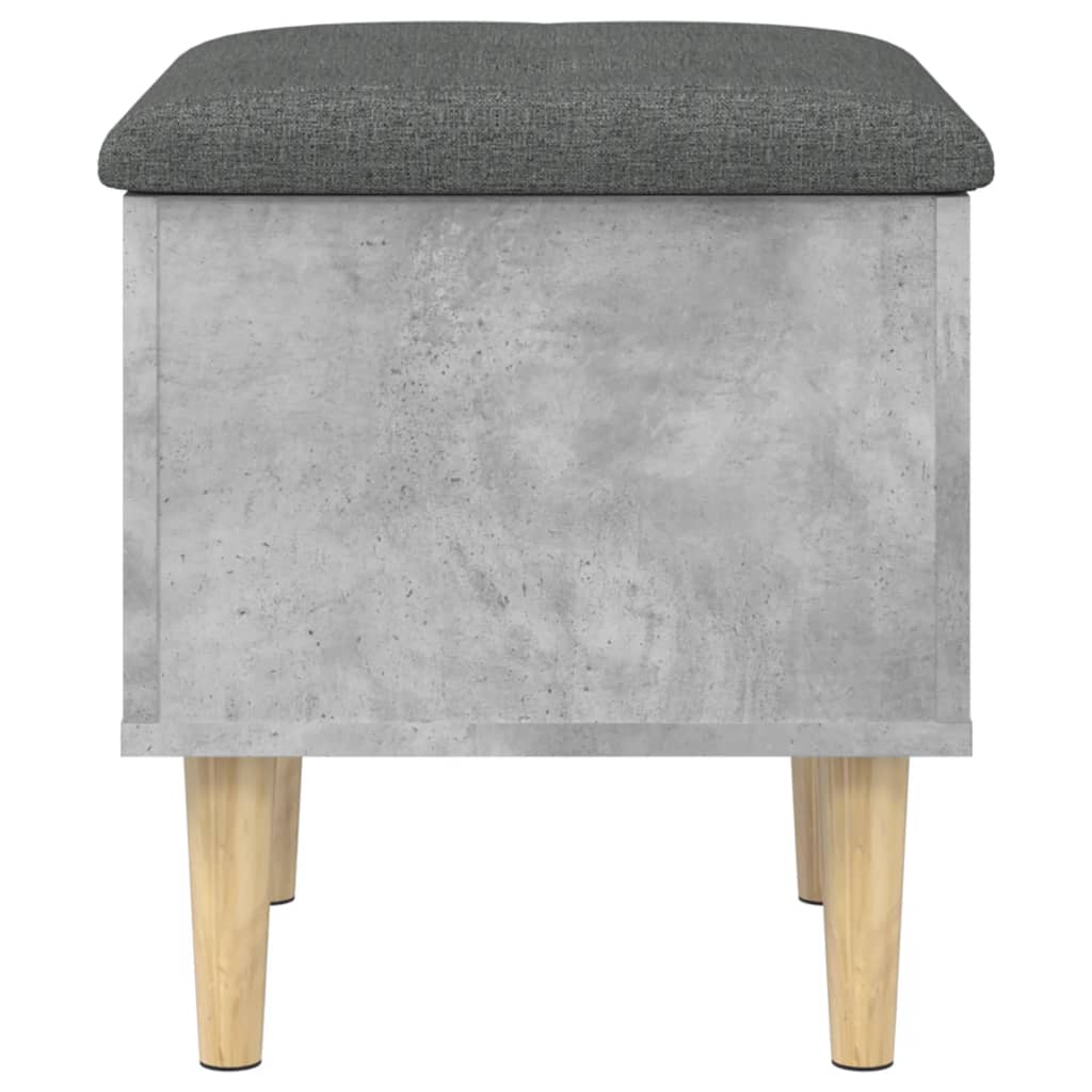 Oppbevaringsbenk Betonggrå 42X42X46 Cm Sponplater