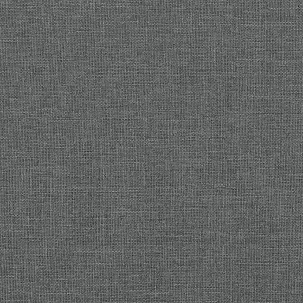 Spisebenk Mørkegrå 248X32X45 Cm Stål Og Stoff