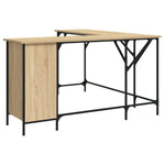 Skrivebord Sonoma Eik 141X141X75 Cm Konstruert Tre