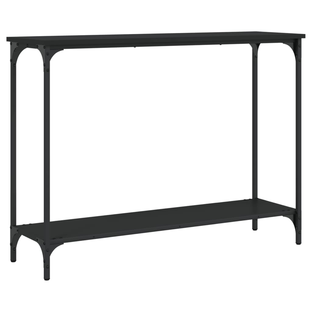 Konsollbord Svart 101X30,5X75 Cm Konstruert Tre