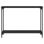 Konsollbord Svart 101X30,5X75 Cm Konstruert Tre