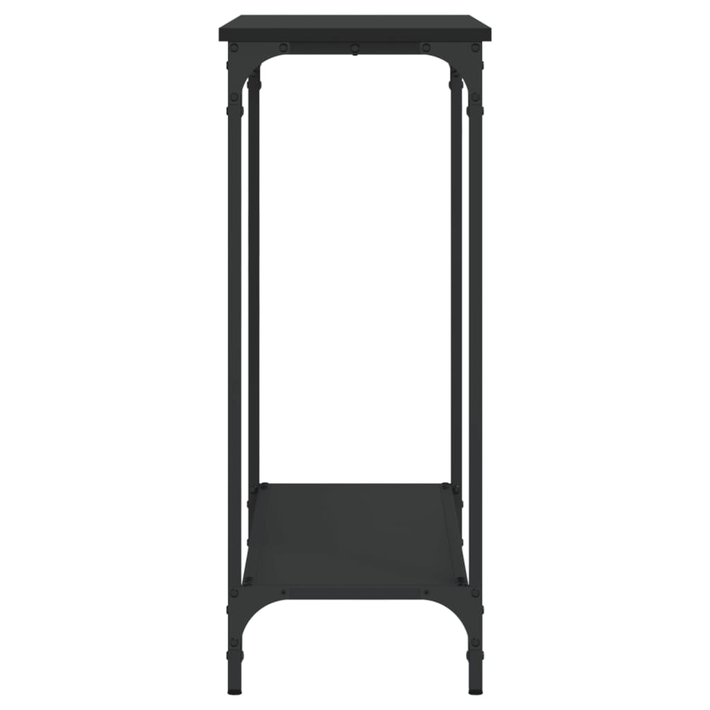 Konsollbord Svart 101X30,5X75 Cm Konstruert Tre