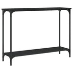 Konsollbord Svart 101X30,5X75 Cm Konstruert Tre