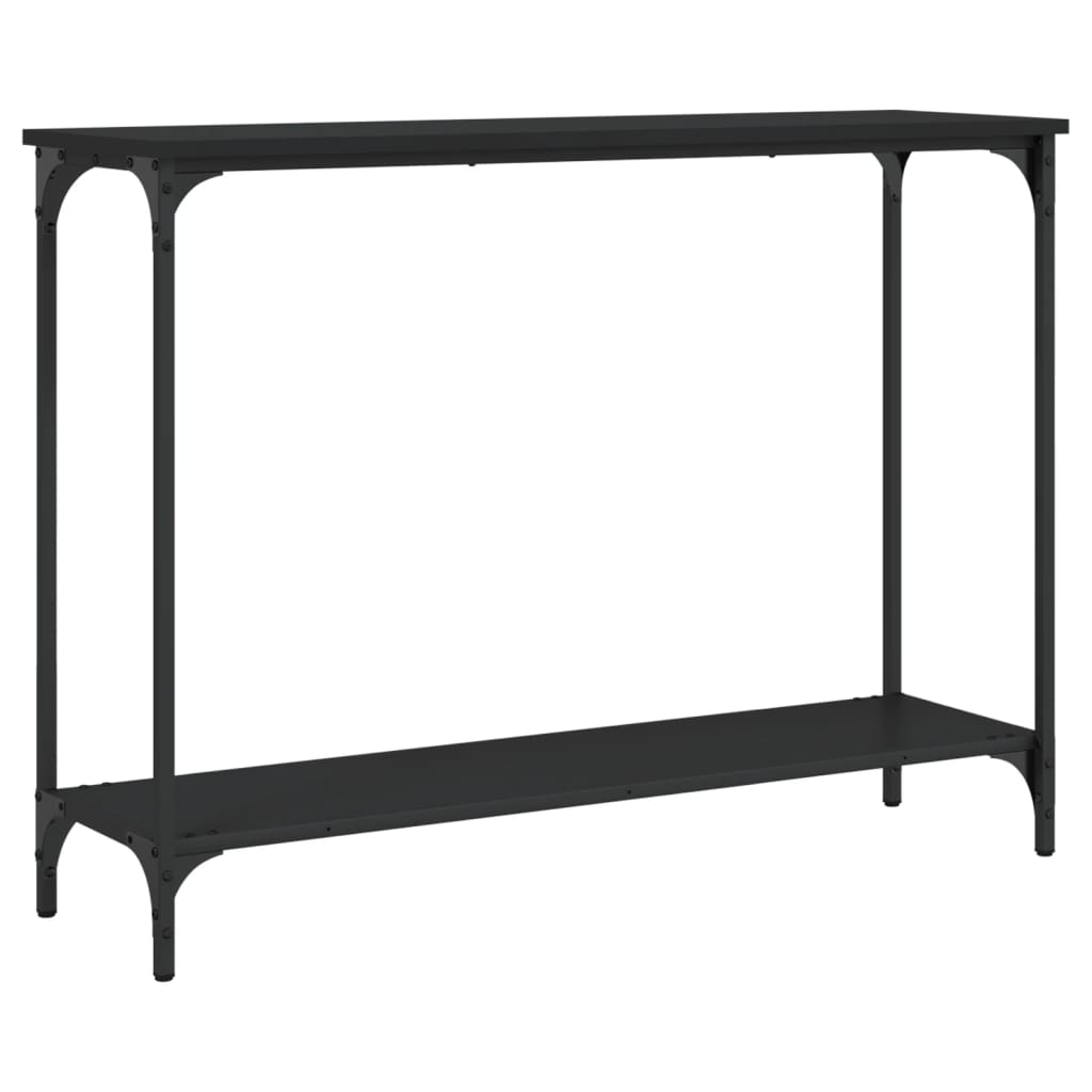 Konsollbord Svart 101X30,5X75 Cm Konstruert Tre