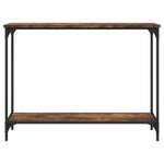 Konsollbord Røkt Eik 101X30,5X75 Cm Konstruert Tre